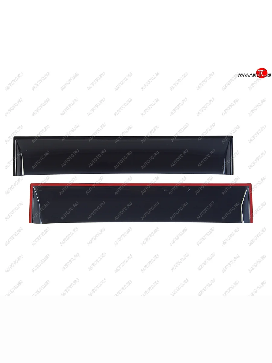 Комплект дефлекторов окон (прямой) COBRA TUNING МАЗ 5551  рестайлинг (1996-2020) (черный глянцевый)  в Перми Пермском крае