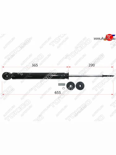 Стойка задняя LH=RH TOKICO Suzuki Swift ZC дорестайлинг, хэтчбэк 5 дв. (2003-2008)