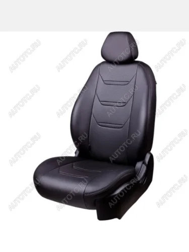 Комплект чехлов для сидений (РЗС 60/40+подлок. 3Г Орегон) ТУРИН-2 Lord Autofashion (черный, вставка черная, строчка черная) Nissan Qashqai 2 J11 дорестайлинг (2013-2019)