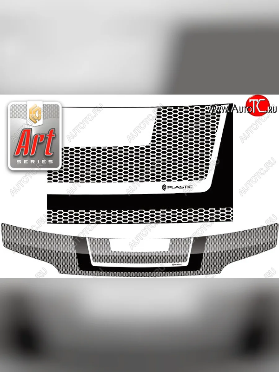 Дефлектор капота CA-Plastic Daihatsu Coo (2005-2012) (Серия Art серебро)  в Перми Пермском крае