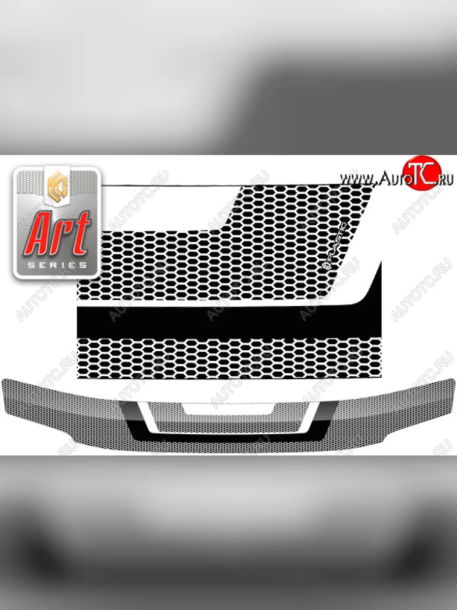 Дефлектор капота CA-Plastic Toyota Town Ace 3 (1996-2008) (Серия Art черная)  в Самаре Самарской области
