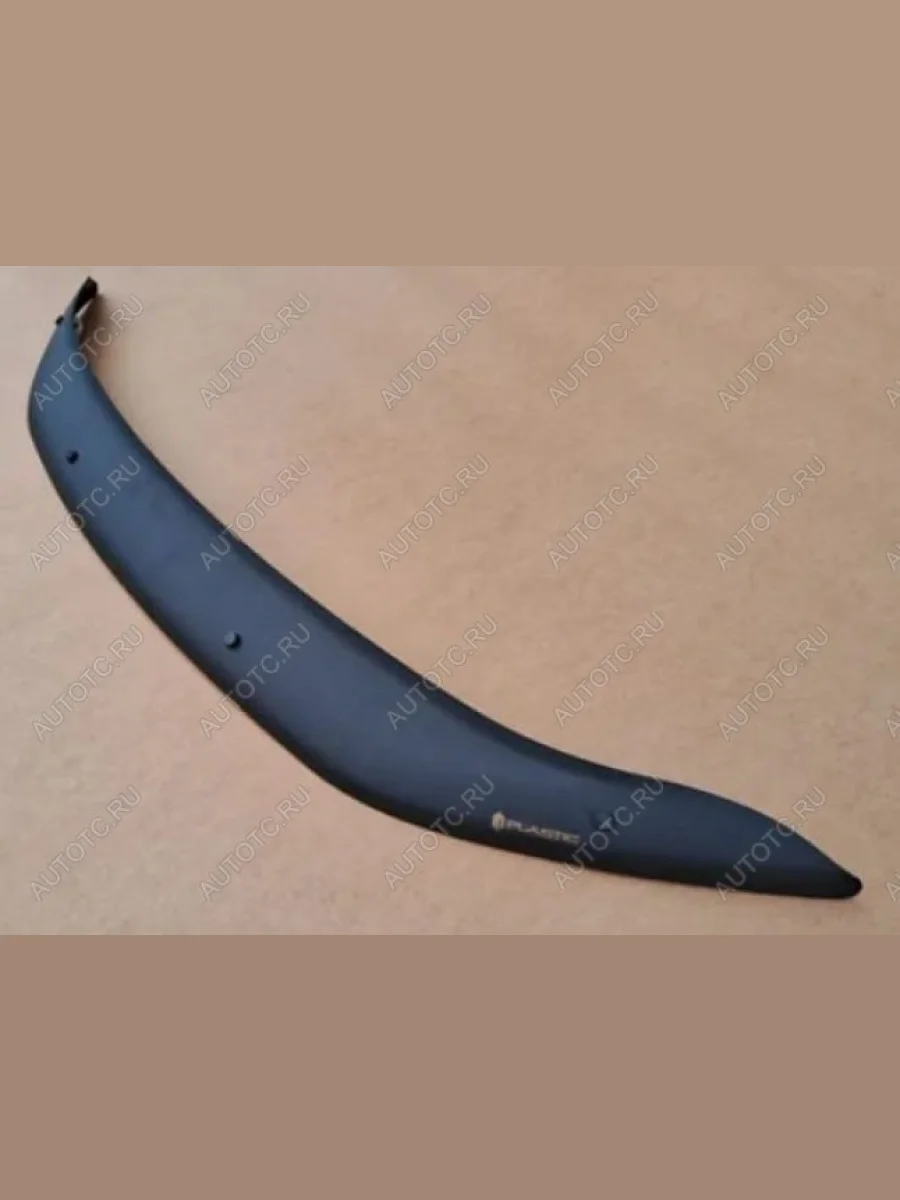 Дефлектор капота CA-Plastic Mitsubishi Lancer 9 CS седан 2-ой рестайлинг (2005-2009) (Серия Strong черная)  в Керчи Республика Крым