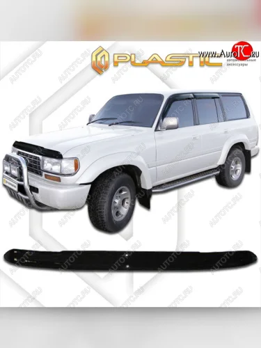 Дефлектор капота CA-Plastic (Classic черный) Lexus LX450 J80 (1995-1997)