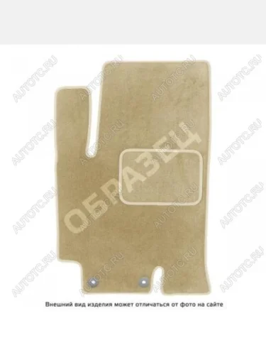 Ковры салона текстильные Norplast (lux бежевый) Renault Sandero 2 дорестайлинг (2014-2018)