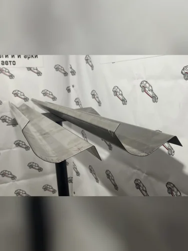 Ремкомплект порогов (2 шт.) Пороги-Авто (холоднокатаная сталь 1 мм) Toyota Carina E ( T190,  T210) (1992-2001) лифтбэк дорестайлинг, седан дорестайлинг, седан рестайлинг