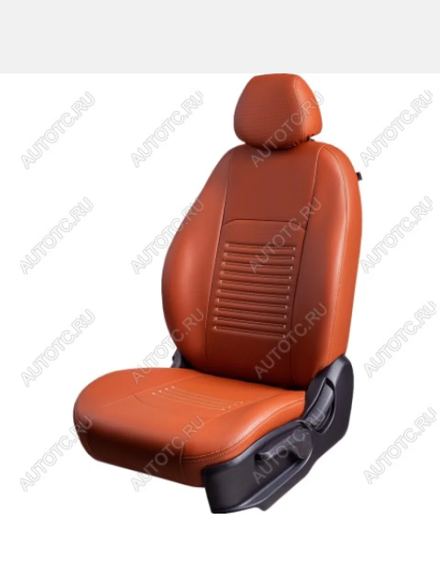 Комплект чехлов для сидений (РЗС 60/40+подлок. 3Г Илана+Орегон) ТУРИН СТ Lord Autofashion  Nissan Qashqai (2013-2022) 2 (коричневый, вставка коричневая+бежевая, строчка бежевая)  в Самаре Самарской области