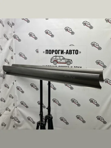 Левый ремонтный порог ПорогиАвто (холоднокатаная сталь 1 мм) Hyundai Verna  2 MC (2005-2011) седан