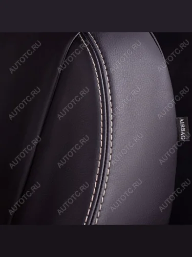 Комплект чехлов для сидений (РЗС 40/60 3Г Илана+Орегон) ТУРИН СТ Lord Autofashion (черный, вставка бежевая, строчка бежевая) Opel Astra J хэтчбек 5 дв. дорестайлинг (2009-2012)