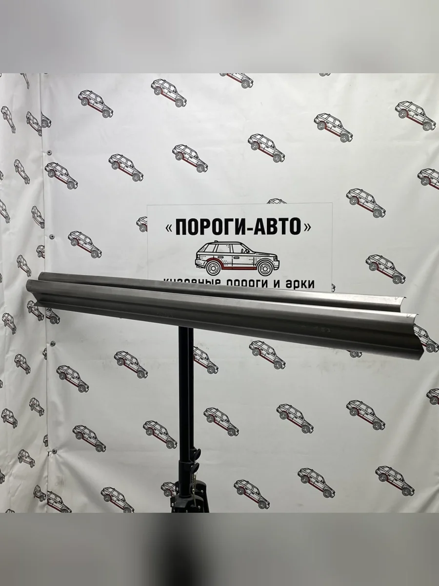 Левый порог (Ремкомплект) Пороги-Авто  Toyota Hilux (2016-2025) AN120 (холоднокатаная сталь 1 мм)  в Самаре Самарской области