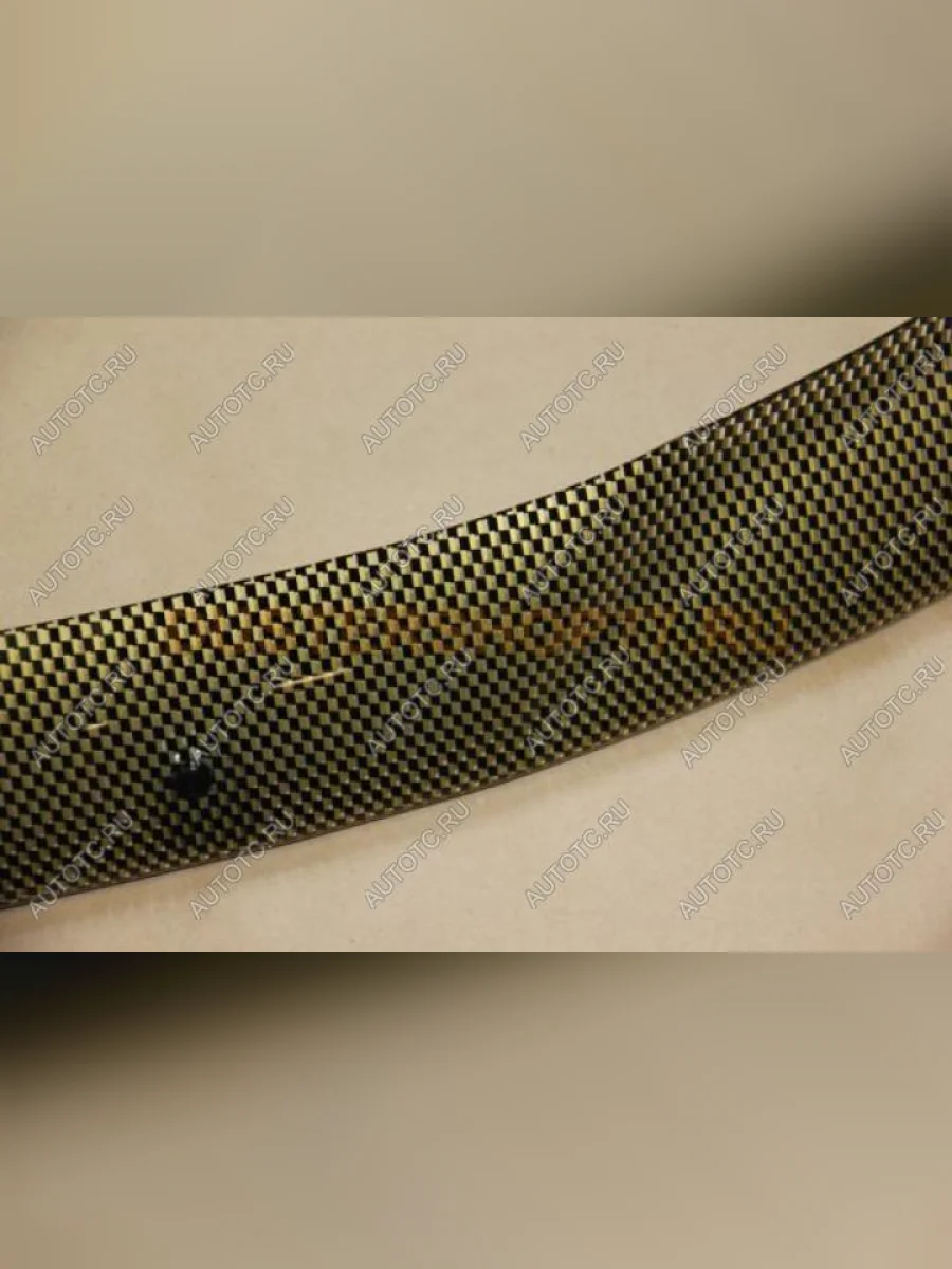 Дефлектор капота CA-Plastic Nissan Sunny B15 (1998-2004) (Шелкография карбон золото)  в Перми Пермском крае