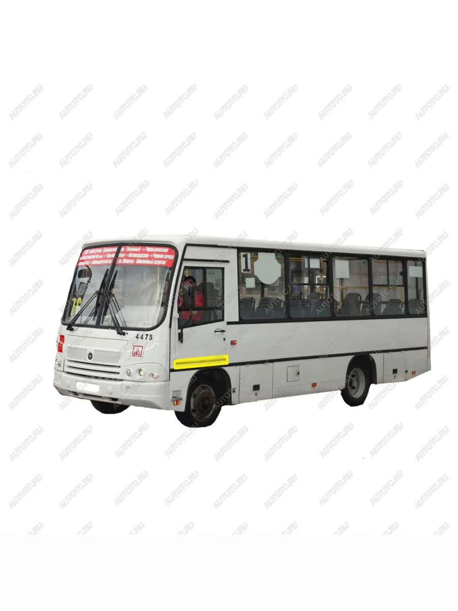 Ремонтный водительский порог Пороги-Авто ПАЗ 3204 Vector автобус 1-ый рестайлинг (2011-2017) (холоднокатаная сталь 1 мм)  в Перми Пермском крае