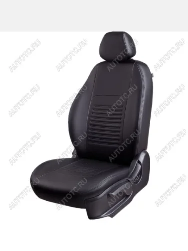 Комплект чехлов для сидений (РЗС 60/40 3Г Илана+Орегон) ТУРИН СТ Lord Autofashion (черный, вставка черная, строчка черная) Suzuki Vitara LY дорестайлинг (2015-2019)