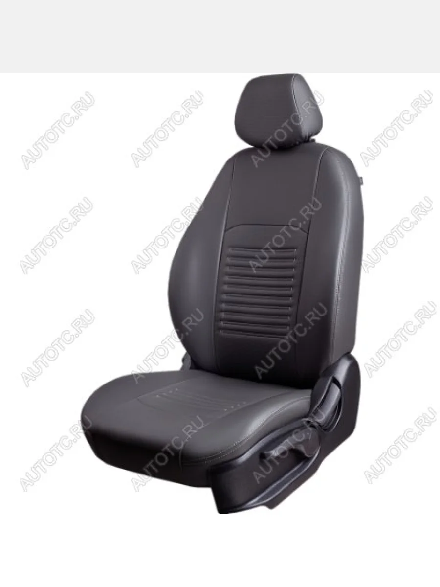 Комплект чехлов для сидений (РЗС 40/60+подлок. 3Г Илана+Орегон) ТУРИН СТ Lord Autofashion Toyota Camry XV30 дорестайлинг (2001-2004) (серый, вставка серая, строчка серая)  в Перми Пермском крае