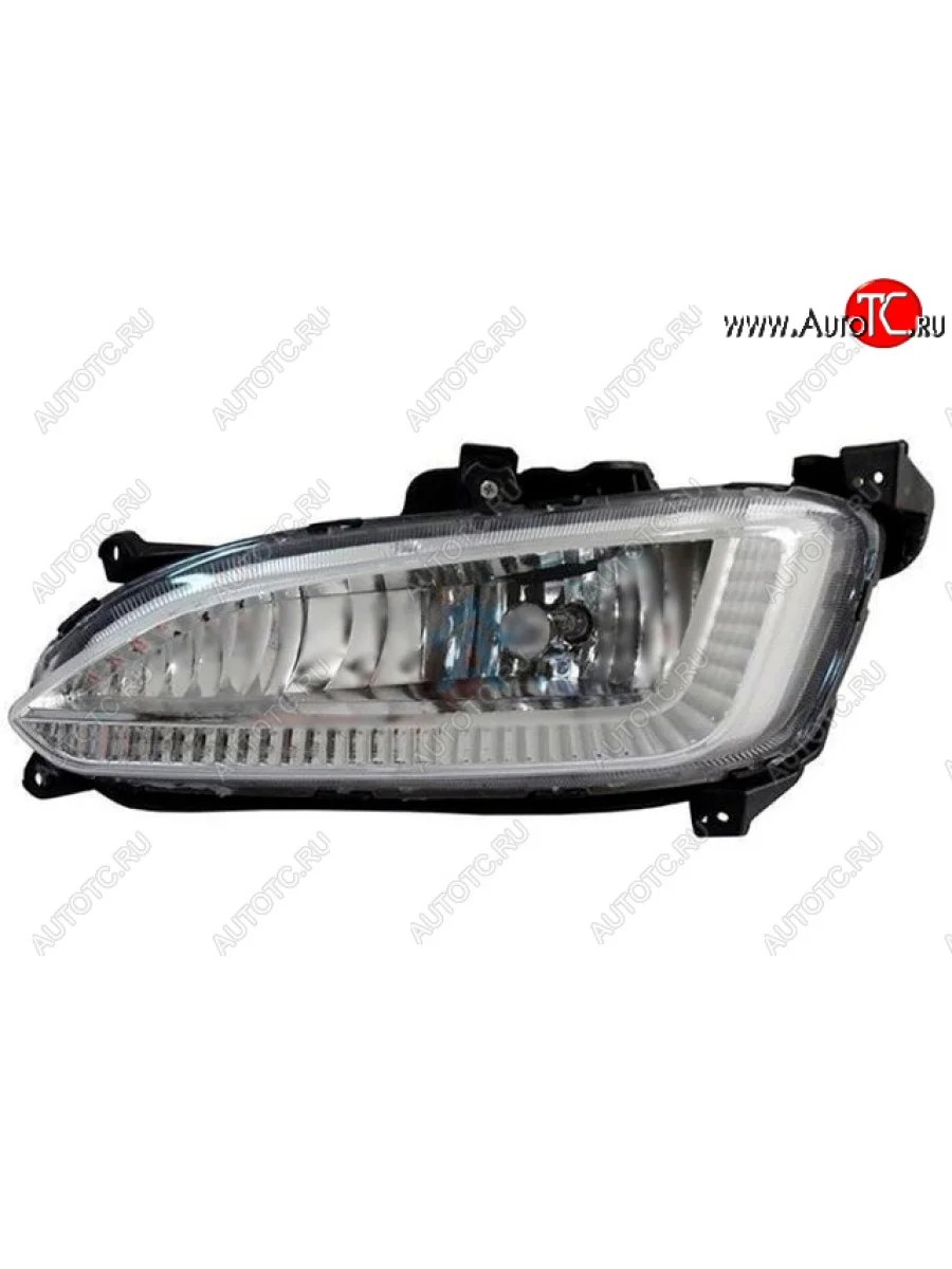 Противотуманная фара левая BodyParts Hyundai Santa Fe DM дорестайлинг (2012-2016) (диодная)  в Керчи Республика Крым
