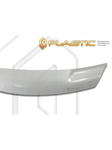 Дефлектор капота CA-Plastic (серия Шелкография серебро) Toyota Verso R20 дорестайлинг (2009-2012)
