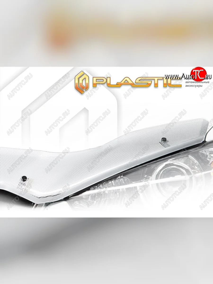 Дефлектор капота CA-Plastic Москвич 6 лифтбэк (2023-2025) (Шелкография серебро)  в Керчи Республика Крым