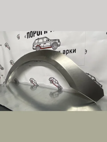 Ремкомплект передних внешних ремонтных арок (2 шт) ПОРОГИ-АВТО (Холоднокатаная сталь 0,8 мм) Mitsubishi L200  4 (2006-2016)  дорестайлинг,  рестайлинг