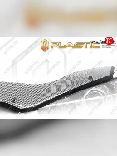 Дефлектор капота (exclusive) (РФ) CA-Plastic (Шелкография черная) Geely Emgrand SS11 (2021-2025)