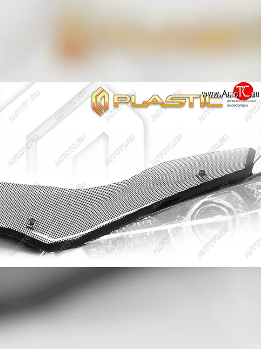 Дефлектор капота (exclusive) (РФ) CA-Plastic Geely Emgrand SS11 (2021-2025) (Шелкография черная)  в Керчи Республика Крым