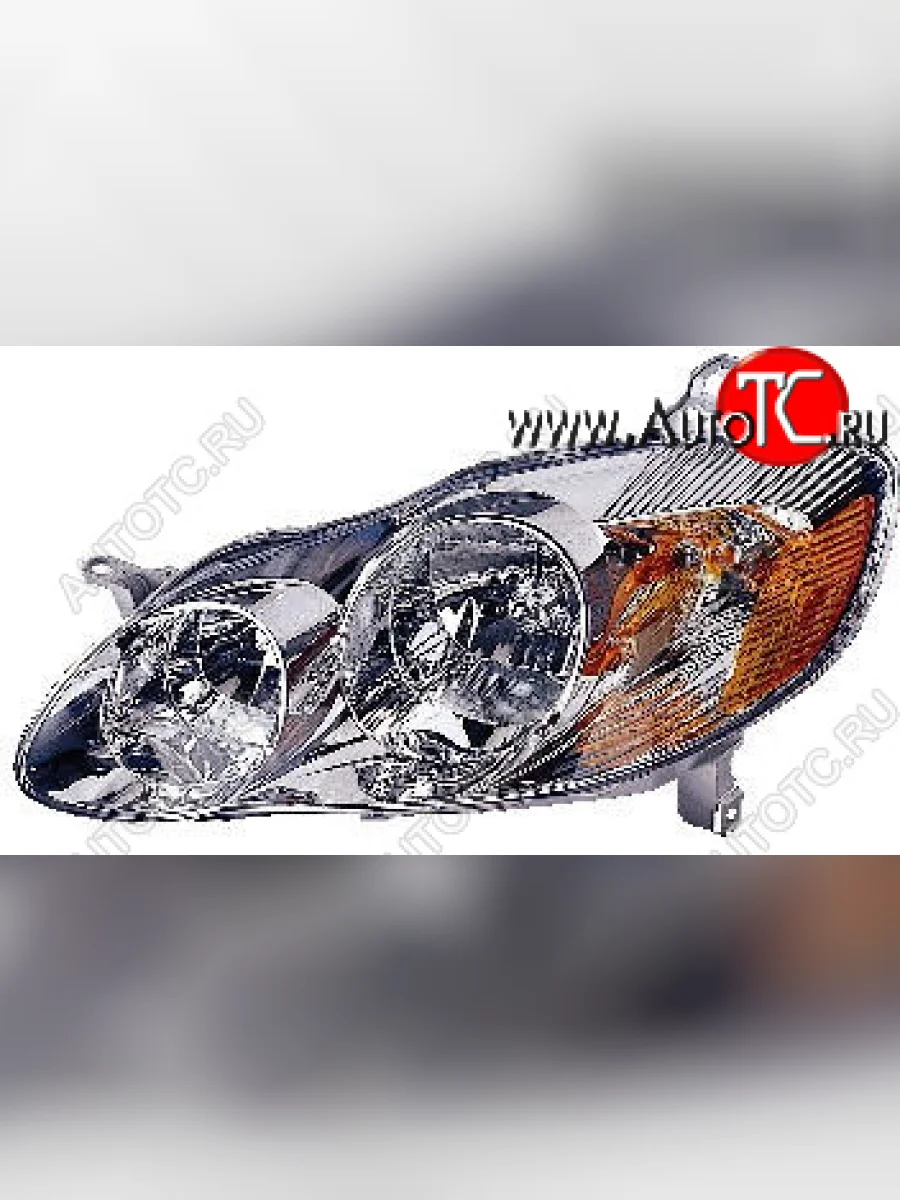 Фара в сборе левая DEPO Toyota Corolla E120 седан рестайлинг (2004-2007) (USA)  в Керчи Республика Крым