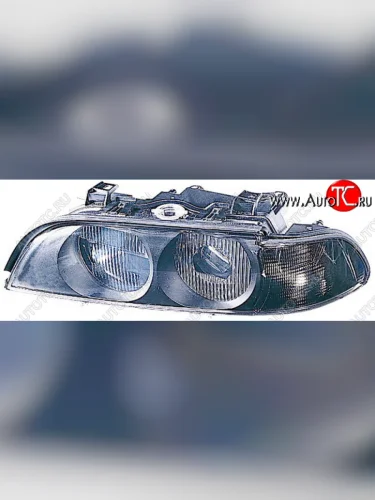 Фара в сборе левая DEPO (линзованная) BMW 5 серия E39 седан дорестайлинг (1995-2000)