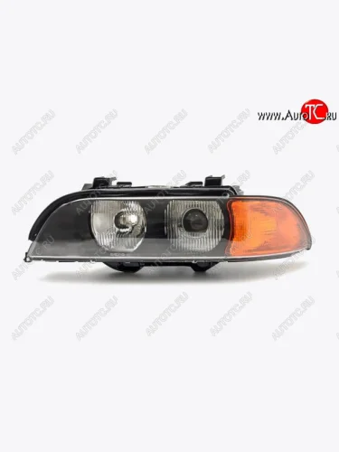 Фара в сборе левая DEPO (линзованная) BMW 5 серия E39 седан дорестайлинг (1995-2000)