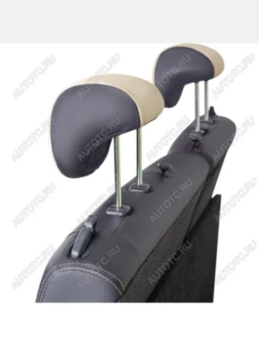 Комплект чехлов для сидений (РЗС 60/40 2П Илана+Орегон) ТУРИН СТ Lord Autofashion (черный, вставка бежевая, строчка бежевая) Geely MK (2006-2015)