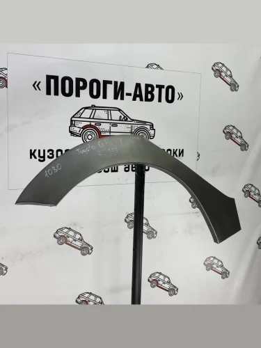Правая внешняя задняя ремонтная арка ПОРОГИ-АВТО (холоднокатаная сталь 0,8 мм) Toyota Echo  XP10 (1999-2006) седан дорестайлинг, седан рестайлинг