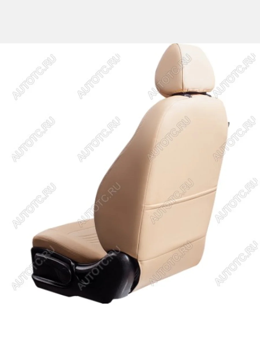 Комплект чехлов для сидений (РЗСиС 60/40 3Г Илана и Орегон) ТУРИН СТ Lord Autofashion Ford Kuga 2 дорестайлинг (2013-2016) (бежевый, вставка бежевая, строчка бежевая)  в Керчи Республика Крым