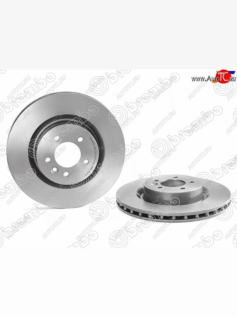 Передний тормозной диск BREMBO Land Rover Defender 110 1 L316 рестайлинг 5дв. (2007-2016)  в Керчи Республика Крым