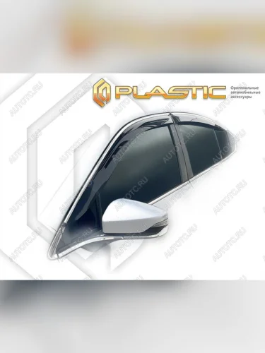 Дефлектор окон CA-Plastic (Classic полупрозрачный) Subaru Legacy BW,BT седан дорестайлинг (2020-2022)