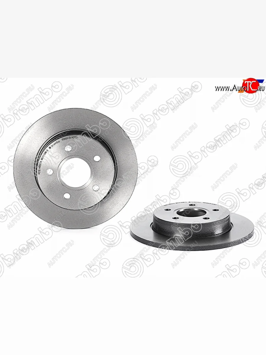 Задний тормозной диск BREMBO Ford Focus 2 универсал рестайлинг (2007-2011)  с доставкой в г. Керчь