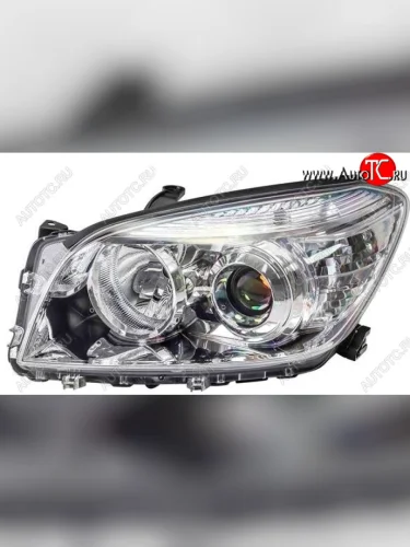 Левая фара (под корректор) DEPO Toyota RAV4 XA305 5 дв. дорестайлинг (2005-2009)