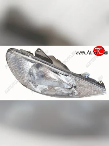 Правая фара (под корректор) DEPO Peugeot 206 хэтчбэк 5 дв. 2AC дорестайлинг (1998-2003)