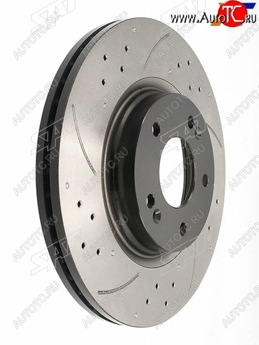 Тормозные передние диски SAT  Hyundai Sonata DN8 (2019-2022) (перфорированные)  в Перми Пермском крае