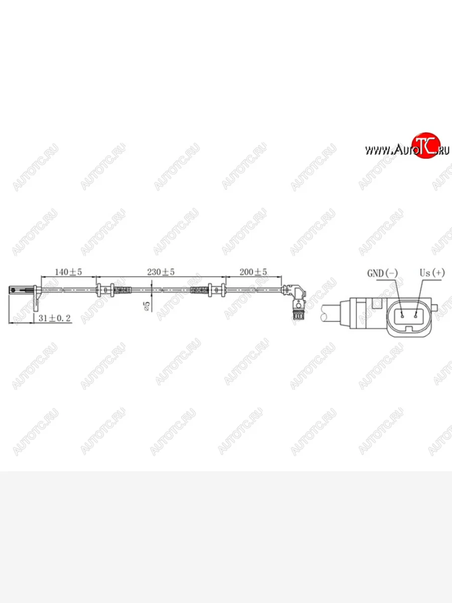 Датчик ABS передний RH-LH SAT Mercedes-Benz C-Class S203 дорестайлинг универсал (2001-2004)  в Перми Пермском крае