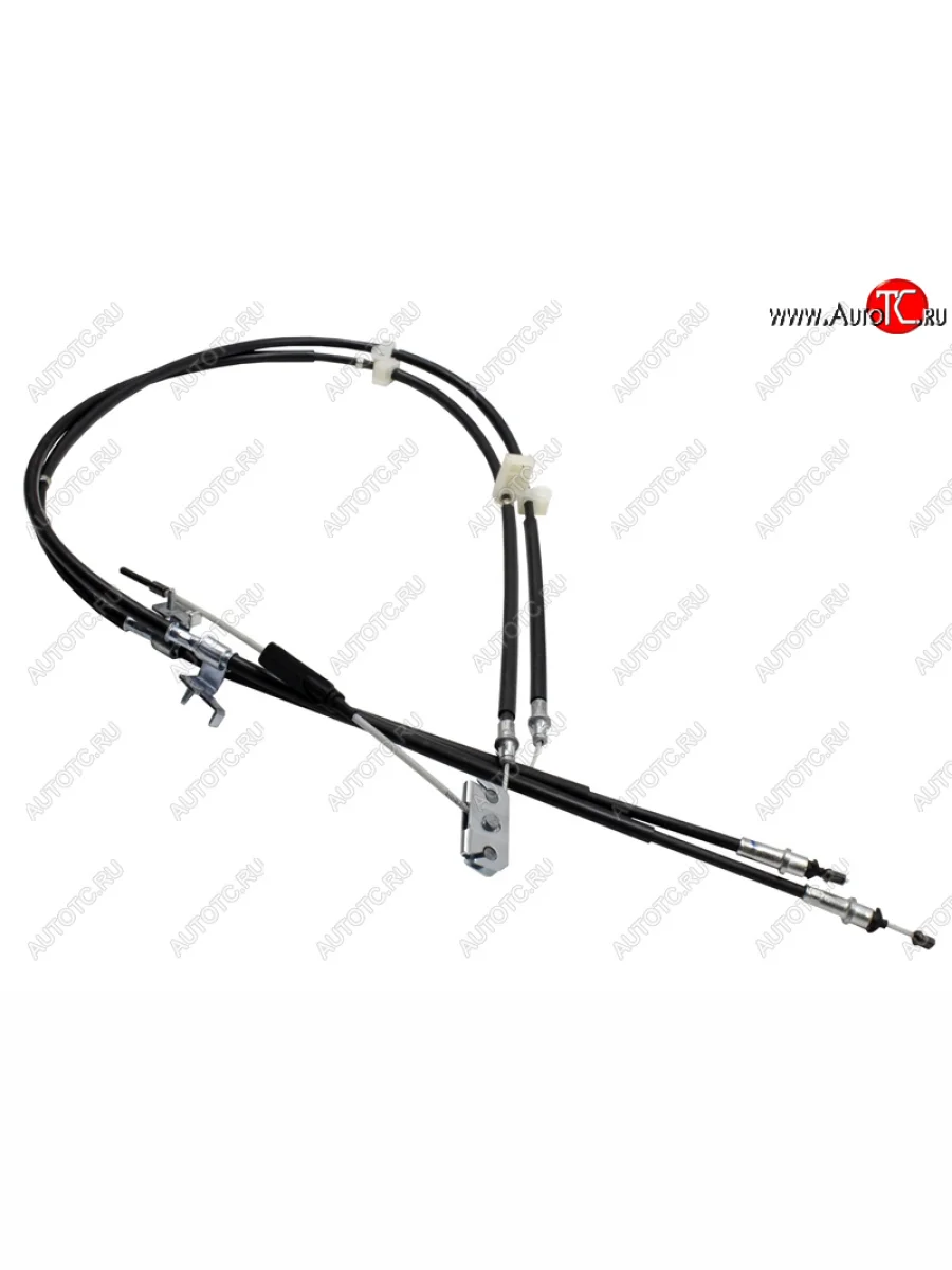Трос ручного тормоза (комплект правый+левый) SAT Mazda 3/Axela BK дорестайлинг, хэтчбэк (2003-2006)  в Воронеже Воронежской области