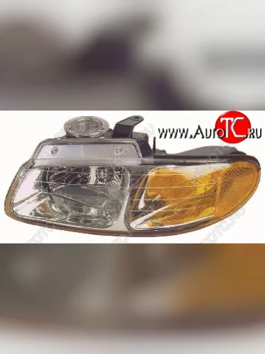 Левая фара (под корректор) DEPO Dodge Caravan минивэн (1996-2000)