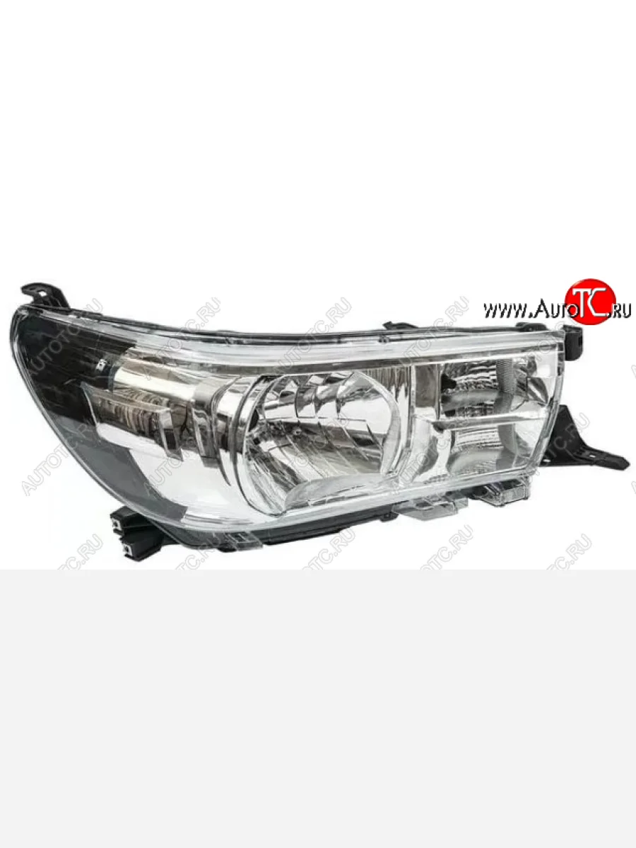 Правая фара (под корректор) DEPO Toyota Hilux AN120 дорестайлинг (2016-2020)  в Самаре Самарской области