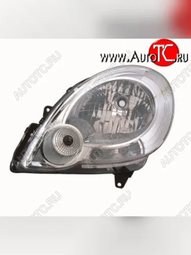 Левая фара (под корректор) DEPO Renault Kangoo KW0 дорестайлинг (2008-2013)
