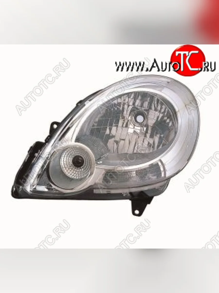 Левая фара (под корректор) DEPO Renault Kangoo KW0 дорестайлинг (2008-2013)  в Воронеже Воронежской области