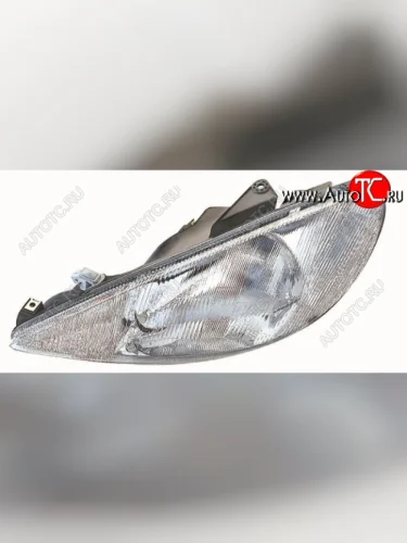 Левая фара (под корректор) DEPO Peugeot 206 хэтчбэк 5 дв. 2AC дорестайлинг (1998-2003)