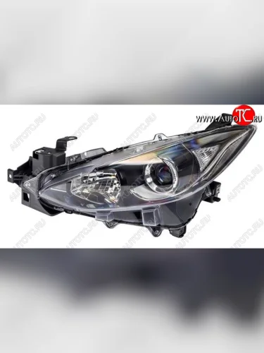 Левая фара (под корректор) DEPO Mazda 3/Axela BM дорестайлинг седан (2013-2016)