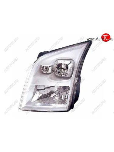 Левая фара (под корректор) DEPO Ford Transit цельнометаллический фургон (2006-2014)