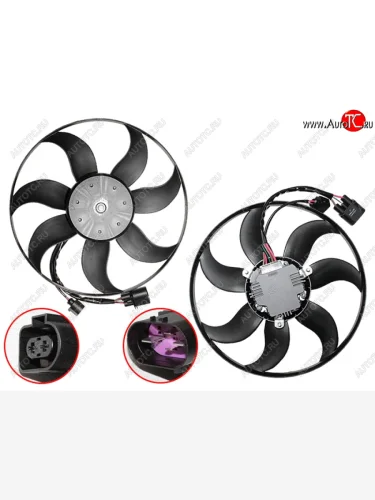 Диффузор кондиционера SAT (360мм) Audi A3 8PA хэтчбэк 5 дв. дорестайлинг (2003-2005)