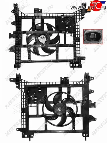  Диффузор кондиционера без AC SAT Renault Duster ( HS,  HM) (2010-2024) дорестайлинг, рестайлинг