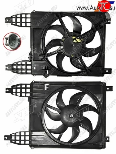 Диффузор кондиционера SAT Chevrolet Aveo T300 хэтчбек (2011-2015)