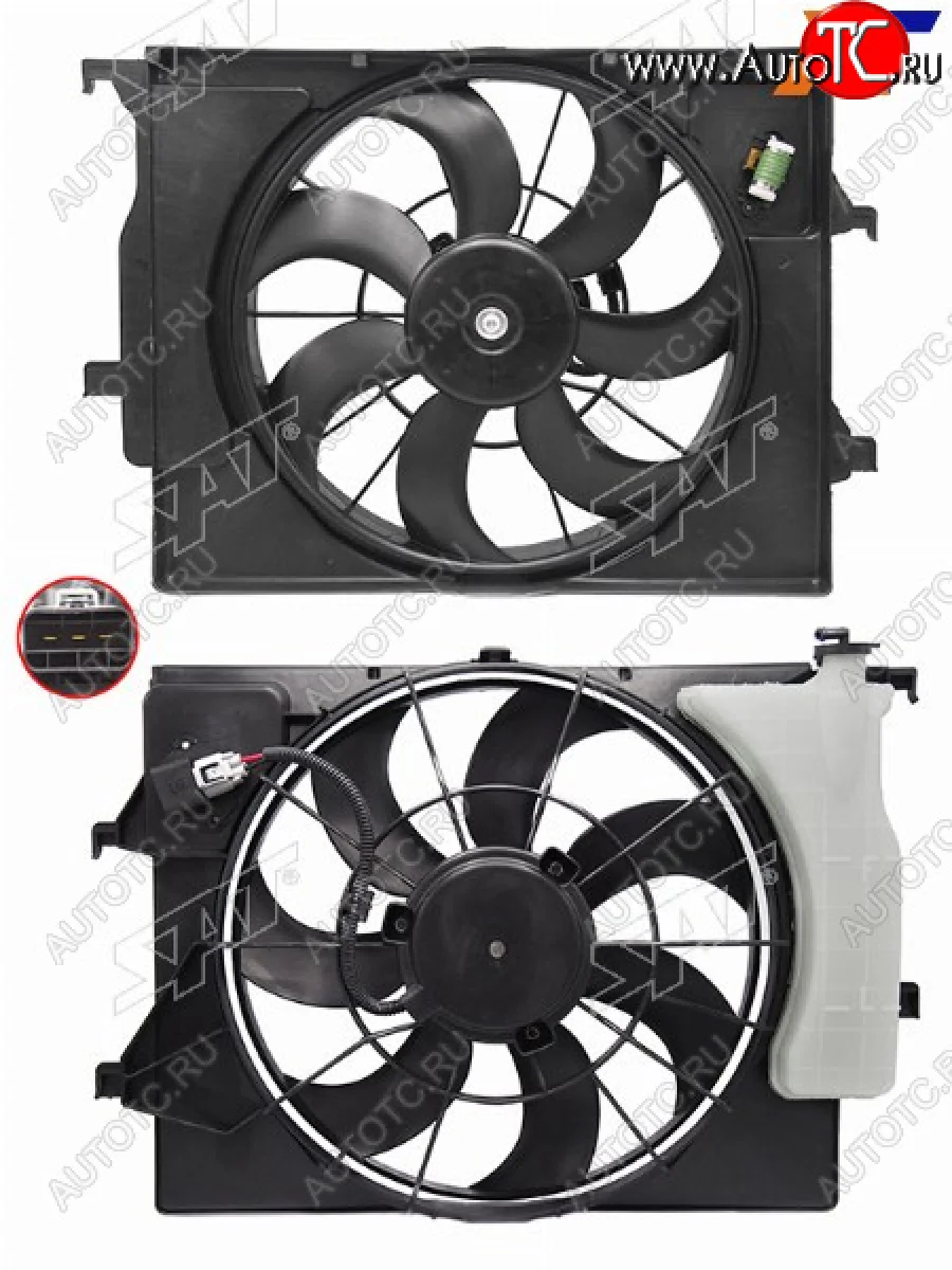 Диффузор кондиционера SAT Hyundai Solaris HCR седан дорестайлинг (2017-2020)  с доставкой в г. Самара