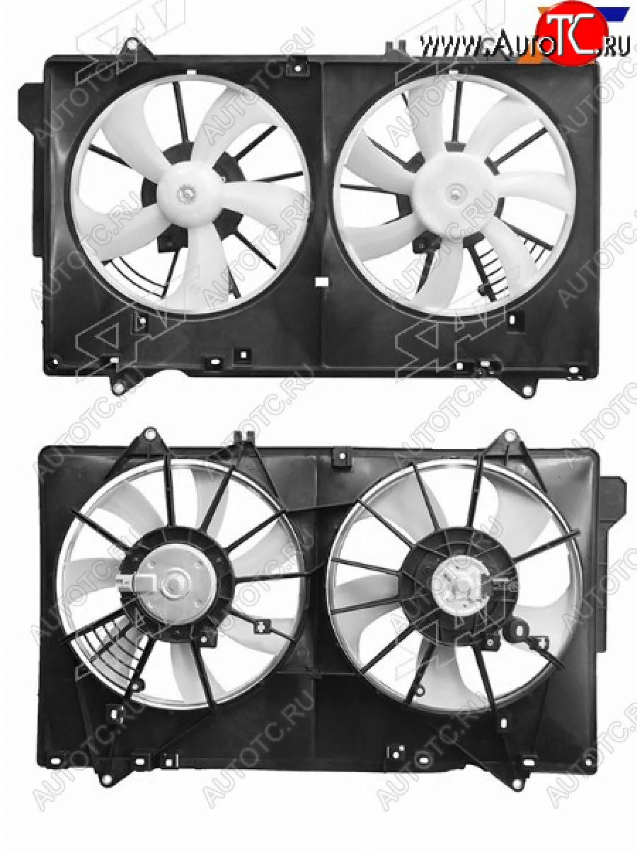 Диффузор радиатора в сборе SAT Mazda CX-5 KE рестайлинг (2015-2017)  с доставкой в г. Керчь