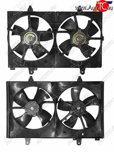 Диффузор радиатора в сборе SAT Nissan Murano 1 Z50 (2002-2009)